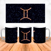 Чашка с 3Д принтом "Близнецы" звездный знак зодиака