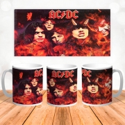 Чашка с картинкой рок-группа AC/DC