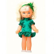 Детская кукла "Татьянка" в зеленом платье