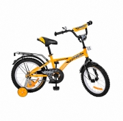 Детский желтый велосипед "PROFI" Princess