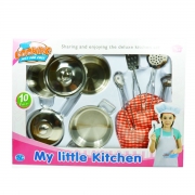 Дитячий металевий набір для кулінарії 10 предметів