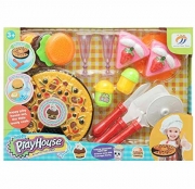 Дитячий набір іграшкової їжі з піцою