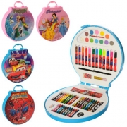 Дитячий пенал-чемодан "Фарби-крейда-олівці-фломастери"