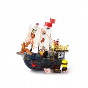 Детский пиратский корабль с командой