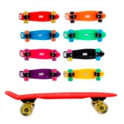 Дитячий пластиковий скейт пенніборд 8 кольорів