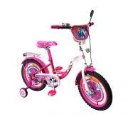Детский розовый двухколесный велосипед Little Pony 16″