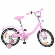 Детский розовый велосипед "Profi" Princess 18"
