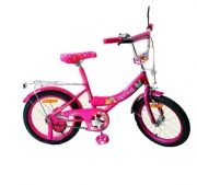 Детский розовый велосипед "Spring" 18"