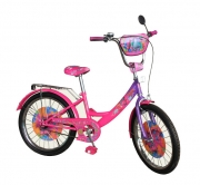 Детский розово-фиолетовый велосипед "Spring" 20"