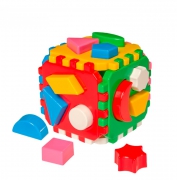 Дитячий сортер- куб "Розумний малюк"