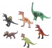 Динозавр музыкальный резиновый 6 видов
