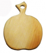 Доска деревянная "Яблоко" средняя