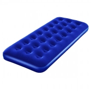 Флокированний надувний матрац синій