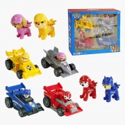 Герои щенки на гоночных машинах