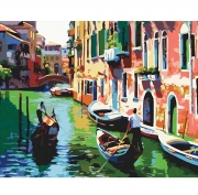Холст - раскраска по номерам "Венеция в полдень"