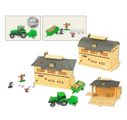 Игровой набор "FARM WORLD" с фермой и трактором