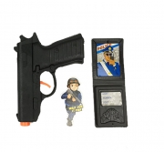 Игровой набор полицейского "Пистолет и значок"