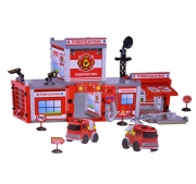 Ігровий набір з машинками "Пожежна станція"