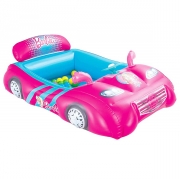 Игровой надувной центр с шариками "Машина Барби"