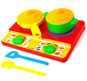 Іграшкова дитяча плита 6 предметів