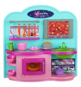 Игрушечная мебель для куклы барби "Кухня"