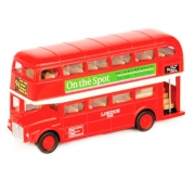 Іграшкова модель двоповерхового лондонського автобуса Welly