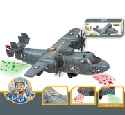 Игрушечная модель самолета с проектором