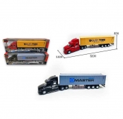 Іграшкова модель трейлера з причепом