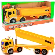 Іграшкова пластикова модель вантажівка-самоскид