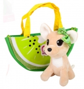 Игрушечная собачка "Кикки" в сумочке
