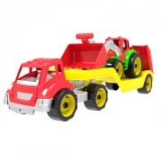Іграшковий автовоз з трактором