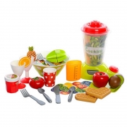 Іграшковий блендер з посудом і продуктами на липучці
