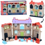 Іграшковий будиночок для ляльок з меблями