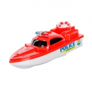 Іграшковий поліцейський катер на батарейках (2 види)