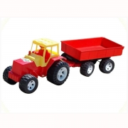Іграшковий трактор із причепом Бамсик