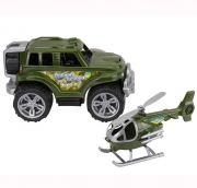 Іграшковий військовий транспорт