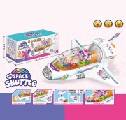 Игрушка самолет с подсветкой и музыкой