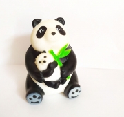 Игрушка сквиши "Панда с малышом"