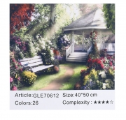 Картина алмазами на подрамнике "Альтанка"