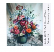 Картина алмазами на подрамнике "Букет"