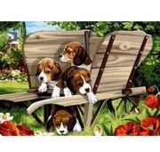 Картина алмазами на підрамнику 