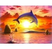 Картина алмазами на підрамнику 