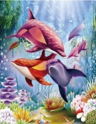 Картина алмазами на підрамнику 