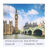 Картина алмазами на подрамнике "Лондон"