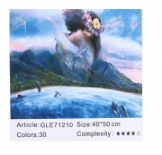 Картина алмазами на подрамнике "Любовь"