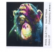 Картина алмазами на подрамнике "Орангутанг"