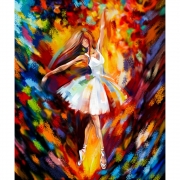 Картина для малювання за номерами "Балерина"