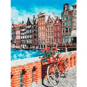 Картина на холсте по номерам "Каникулы в Амстердаме"