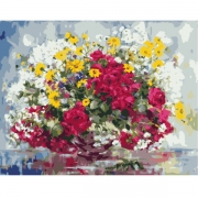 Картина за номерами "Букет польових квітів"