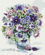 Картина за номерами "Букет квітів"